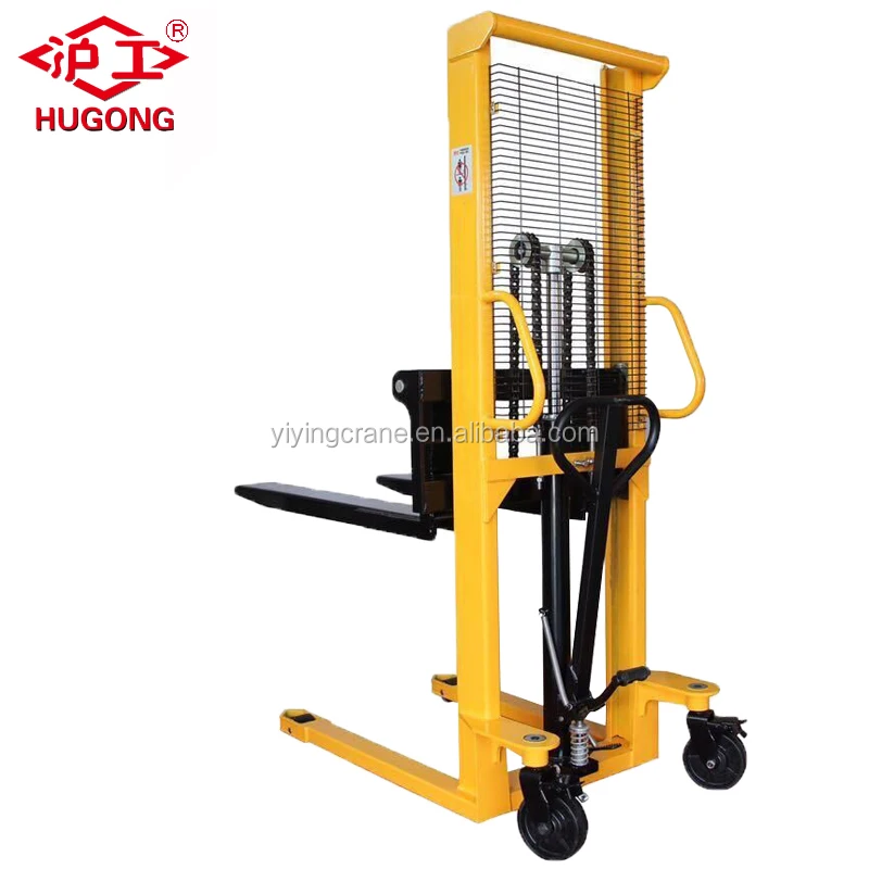 1 Ton 16m Hydraulic Pallet Manual Hand Stacker Forklift Price Buy Manual Stacker1 Ton 16m 7439