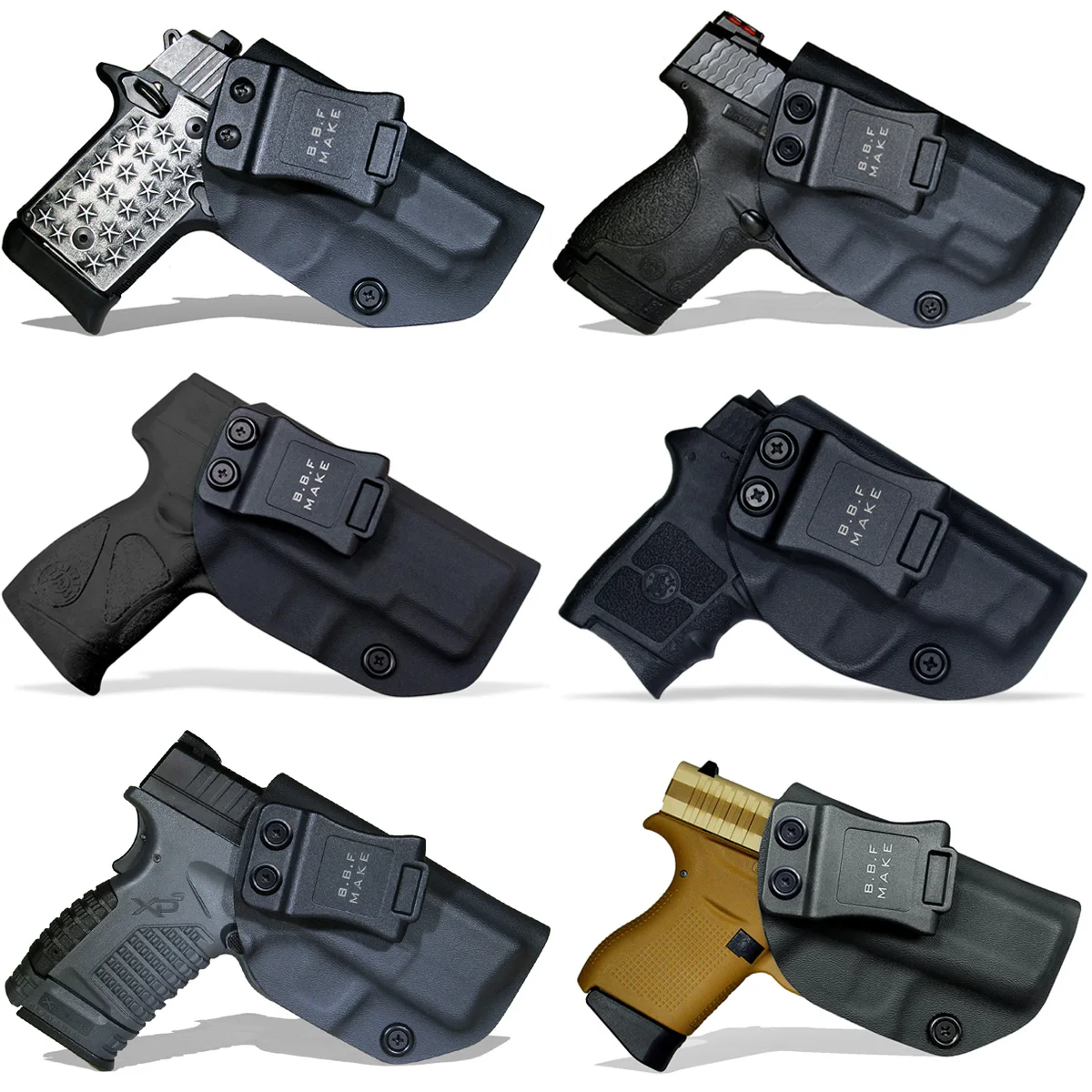 
OEM/Wholesale IWB KYDEX Holster for Taurus PT805 PT800 PT840 PT845 PT809 PT140 G2C Colt M1911 Inside Concealed Gun Holster 