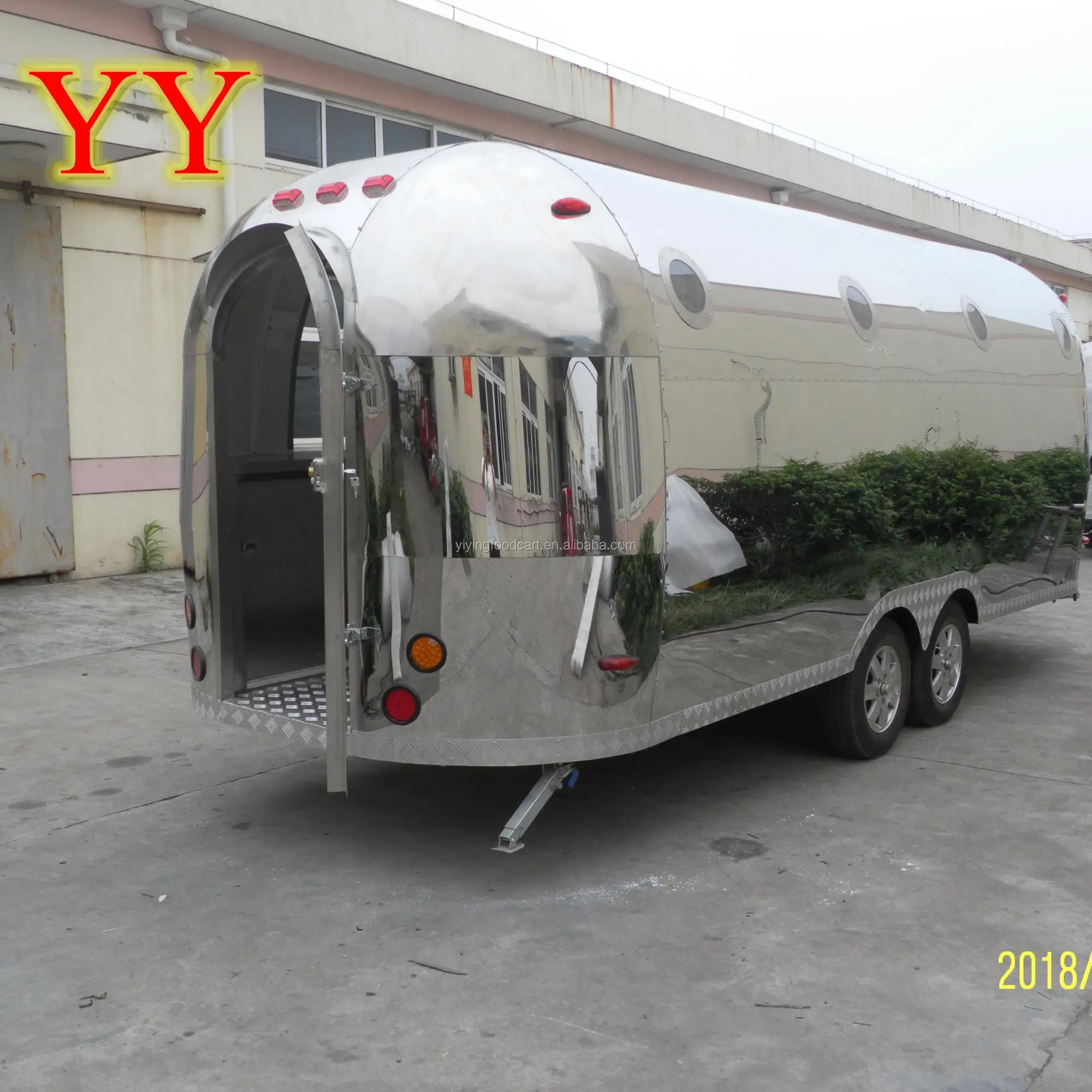 Yy Bt600 Shanghai Yiying Stainless Steel Food Truck Trailer