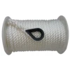 16 mm white color PP twisted rope 3 strand twisted polypropylene rope with loop eye splice
