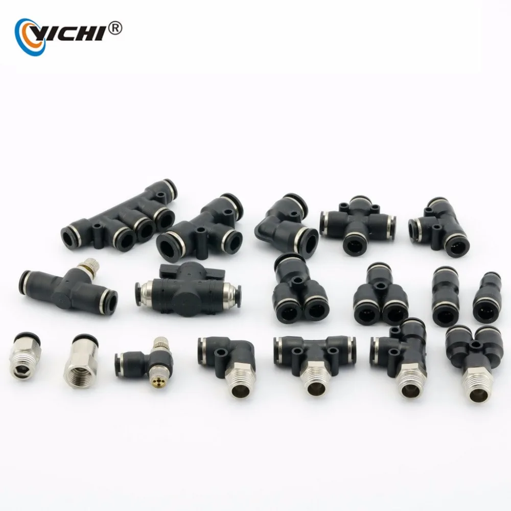 Plastic Quick Connect Air Fittings Puc Series Straight Connector Buy Pneumatic Fitting Product