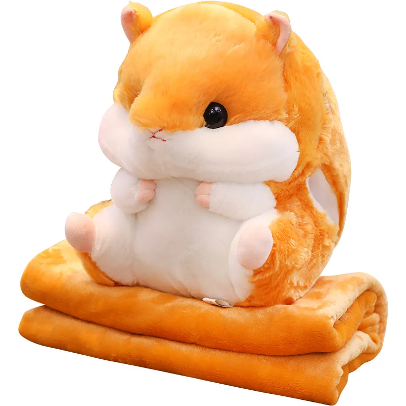 blanket and stuffed animal set