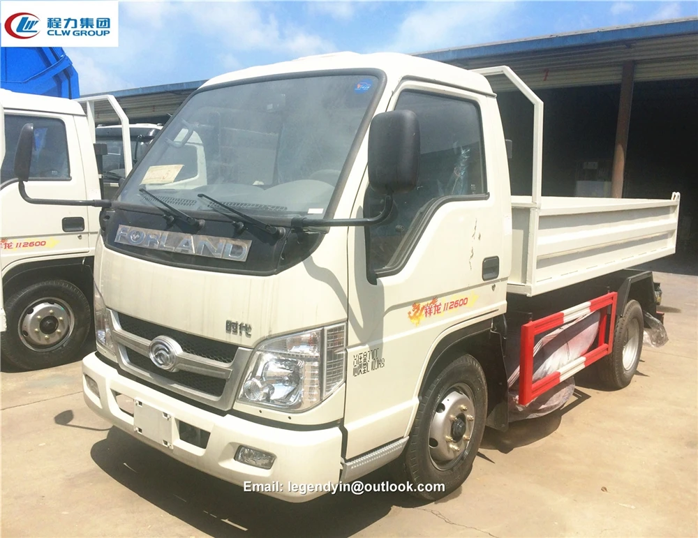 famous brand foton forland 4x2 mini 2 ton 3 ton lorry truck