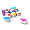 DIY sticker mini educational music talking robot kit with light