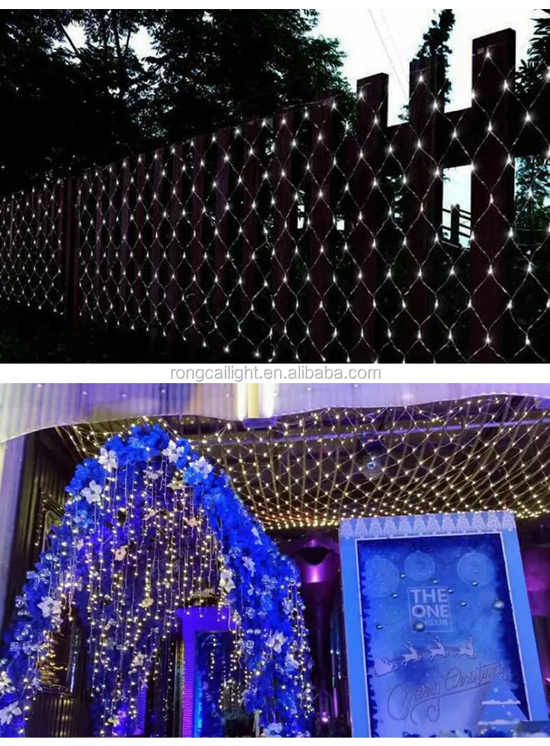 2*2m 200leds Led Net Mesh Decoration Light Ac220v Led Net Christmas