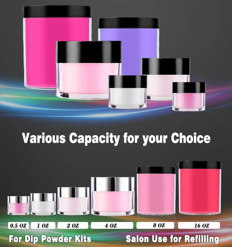 0.5 Oz Dip Powder Jar Acrylic Container Buy Dip Powder Jar,Dip Powder