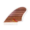 Professional Performance Core Wood Veneer And Carbon Fiber Twin Fin Base SUP Board Fins