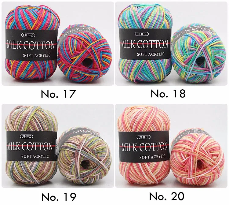 Big Sale High Quality Dyed Milk Cotton Yarn For Knitting Sweater - Buy