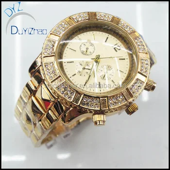 Duur Bungalow Consulaat Grote Gouden Hip Hop Horloge - Buy 925 Sterling Zilveren Horloge,Grote  Gezicht Vrouwen Horloges,Zilveren Handgemaakte Horloges Product on  Alibaba.com