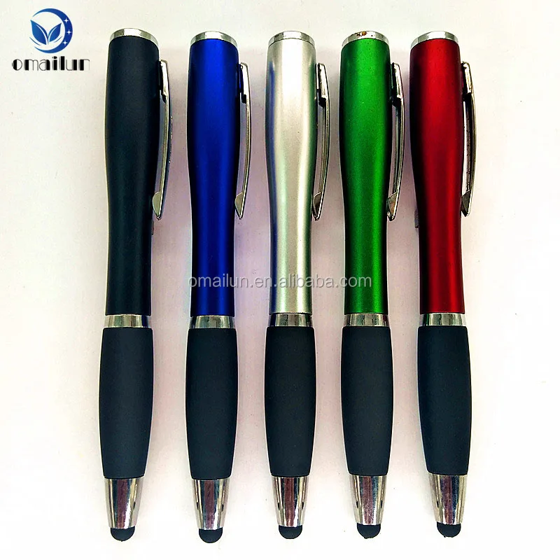 ballpoint pen with watch