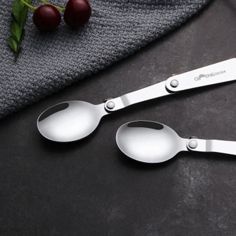 Royal Stainless Steel 304 Mini Spork Metal Flatware Giant Camping