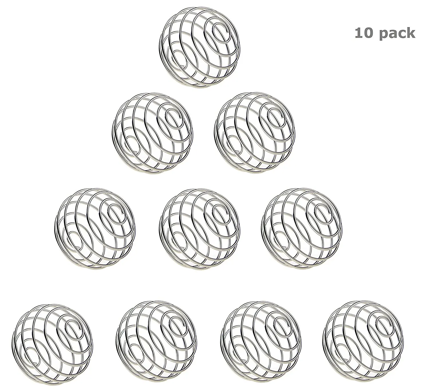 Wire Mixer Mixing Whisk Ball Replacement For Shaker Cup,Pack of 8 Mocollmax Stainless Whisk Ball Wire Shaker Ball 2.1 X 1.9