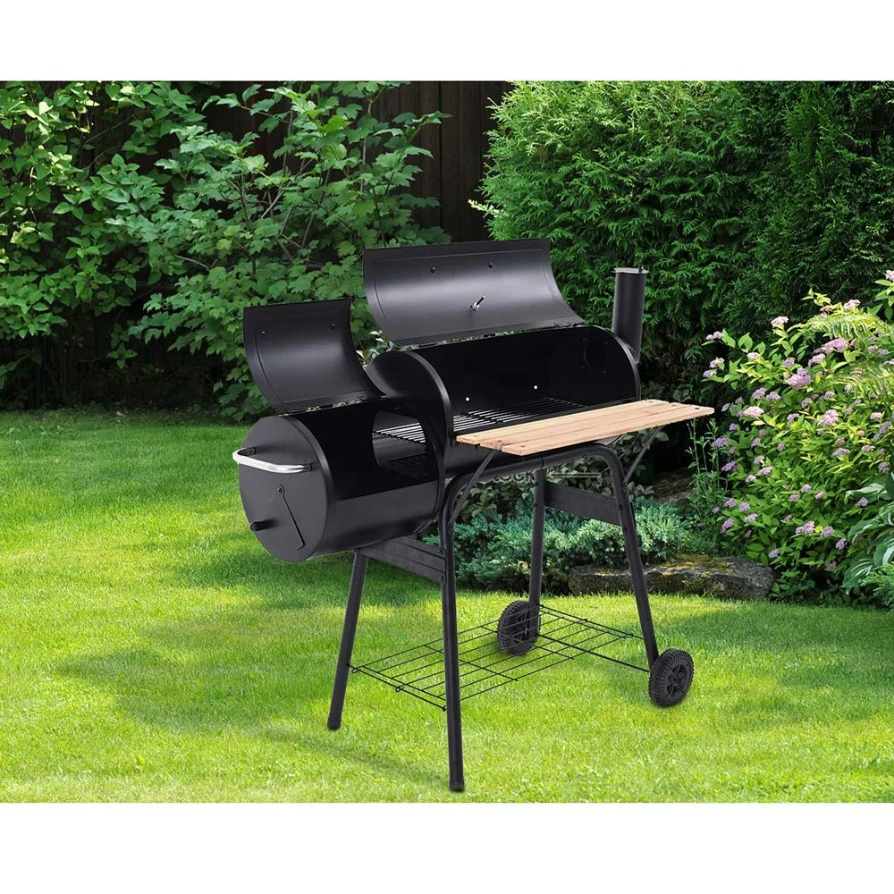Outdoor Bbq Grill Charcoal Barbecue Pit Patio Meat Cooker Smoker Buy