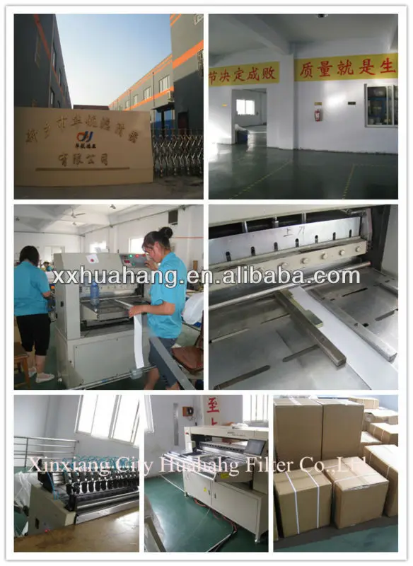 Washable Cloth Folded Filter For Air Filter Production Line,Air 