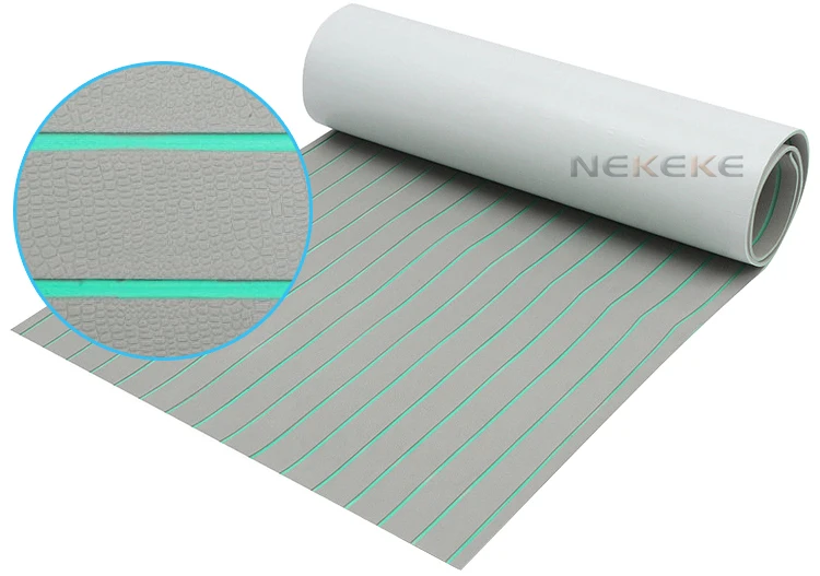 Deluxe leather texture yacht deck pad 240x90cm 6mm thick Marine Flooring Faux Teak EVA Foam Boat Decking Sheet
