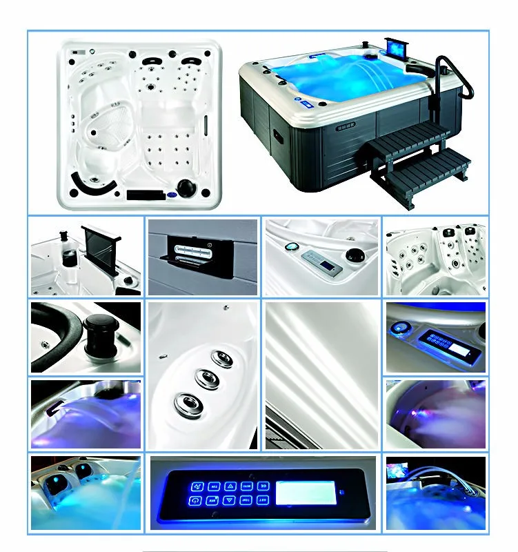 Sunrans Chinese Cold Hot Tub Parts,Acrylic Spa Hot Parts/cold Area Best