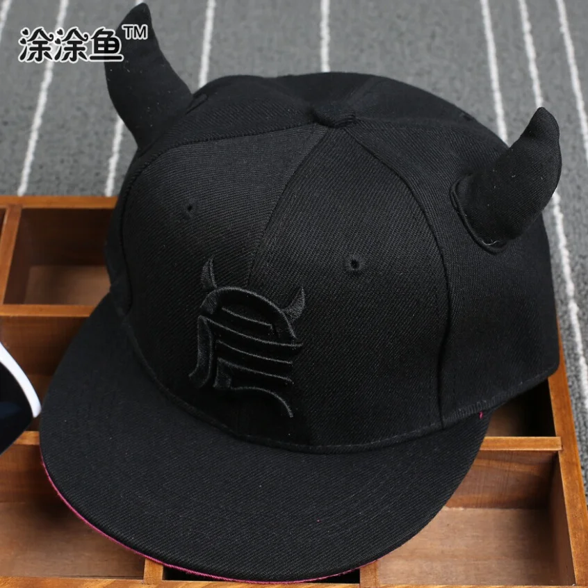Drop shipping 2015 Kids Snapback Cartoon Embroidery Children Cotton Baseball Cap with Ox Baby Girls Snapback