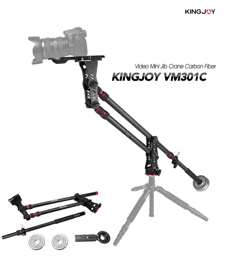KINGJOY Nueva Grúa MiniJib Profesional para Cámara DSLR