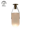 CE Rohs certification stylish design iron and glass led pendant lamp