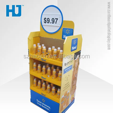 Support D Affichage De Papier De Supermarche Pop Up Publicite Pour Bebe Spray Affichage De Palette De Carton Etageres Avec Trous Pour Bouteilles Buy Liquide Bouteille Presentoir Presentoirs En Carton Presentoir Publicitaire En Carton Product