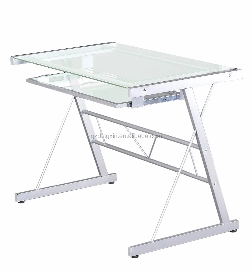White High Gloss Office Computer Desk Assembly Instructions Buy Glass