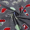 Free samples knitting asian print 100 polyester taffeta light weight jersey fabric