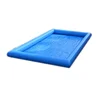 Regular blue outdoor custom commercial swimming rectangle inflatable pool