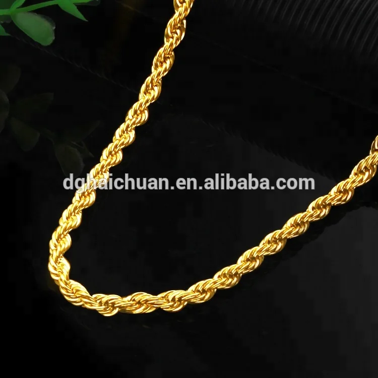 stainless steel gold chain