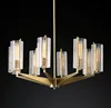Creative personality restaurant villa contracted high-grade new Nordic light luxury light crystal lamp