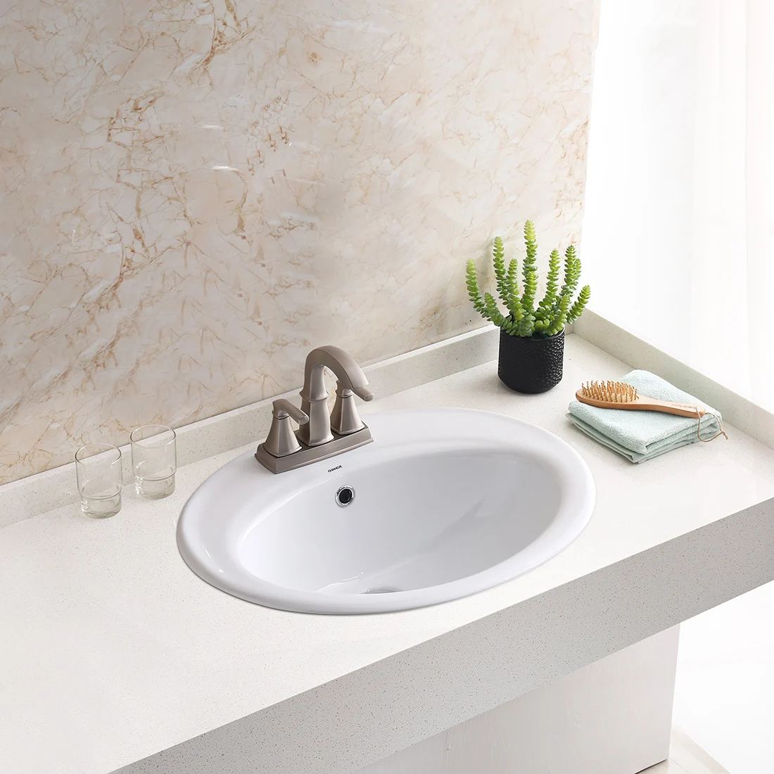 Changie 1001 High Quality White Oval Drop In Ceramic Bathroom Sink For Hotel Product On Alibaba Changie 1001 High Quality White Oval Drop In Ceramic Bathroom Sink For Hotel Product On Alibaba