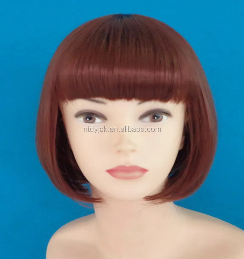 Red Bang Curly Barbie Doll Wig Short Wig Buy Barbie Doll Wig