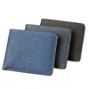 Custom design mens slim canvas wallet