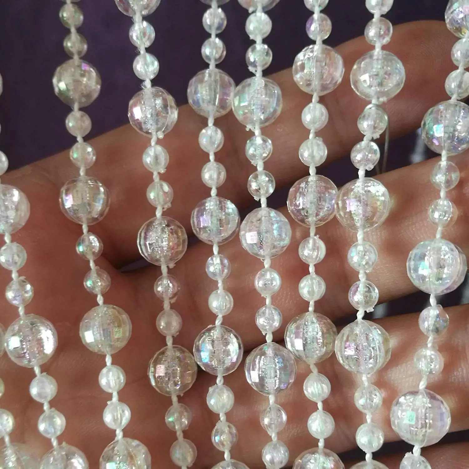 crystal garland roll