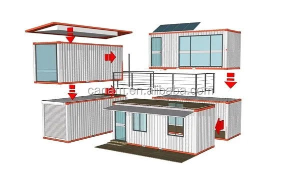 alibaba china cheap prefabricated industrial house (manufacturer)