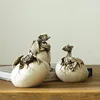 Game of Throne Resin dragon egg figurine dragon baby statues