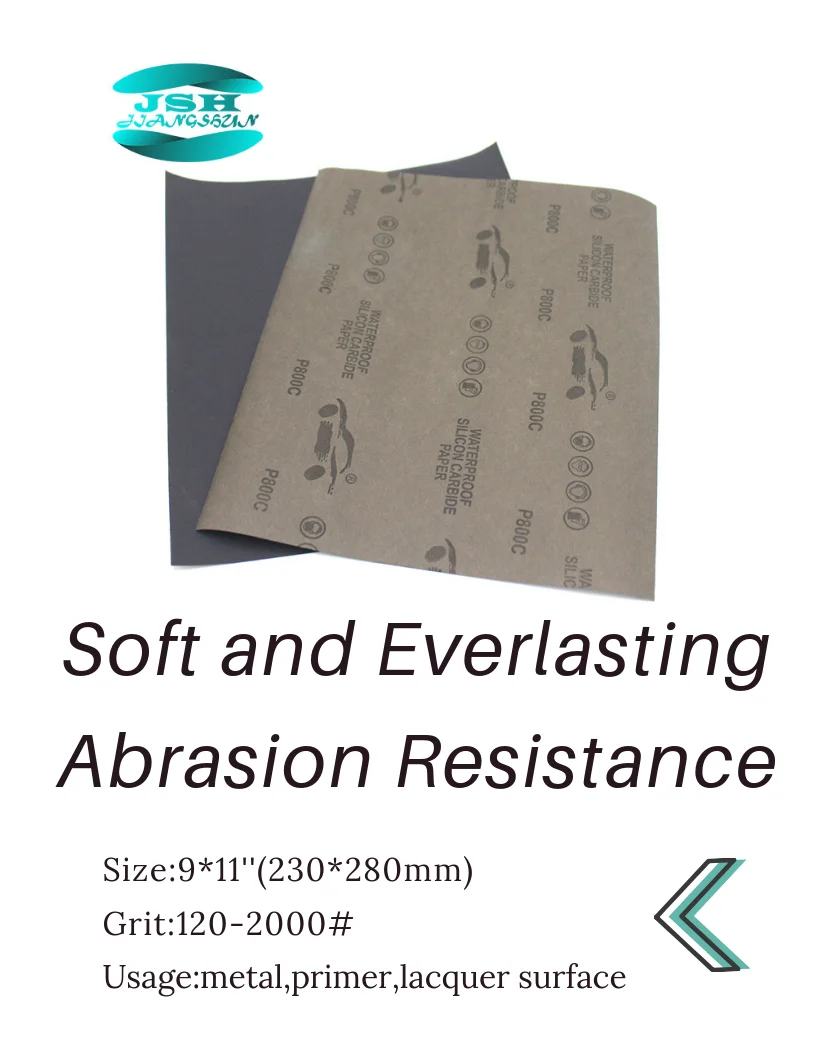 High Quality Latex Paper Wet And Dry Waterproof Abrasive Sandpaper