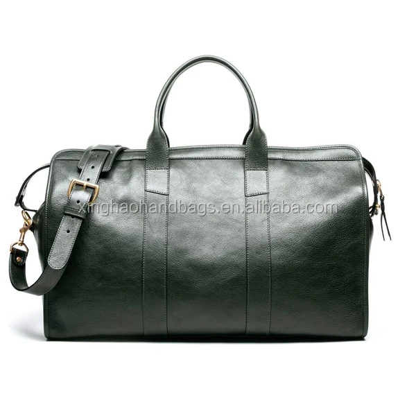 handmade leather duffle