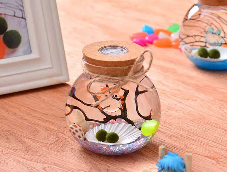 Led Glass Terrarium Jar,Decorative Terrarium With Cock Buy Terrarium