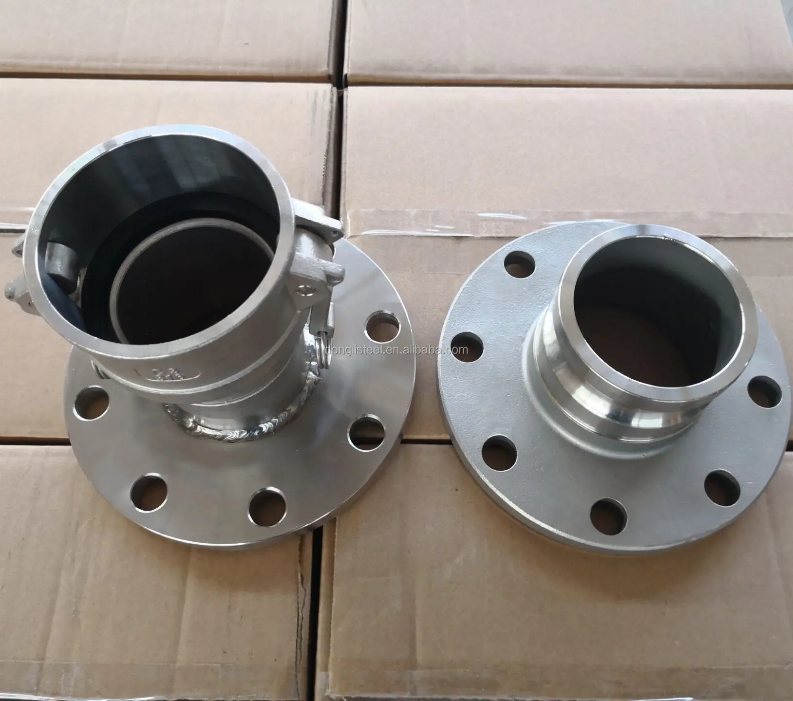 China Manufacturing Stainless steel flange quick coupling camlock FC