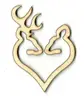 2015 small laser cutting wooden decorative christmas crafts