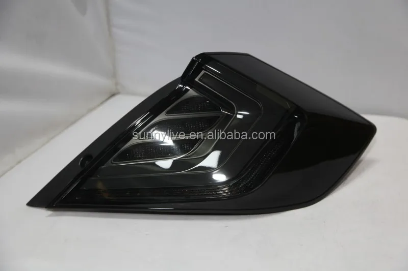 For HONDA Civic 10 gernareation LED Tail Light Year Smoke Black