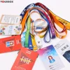 VOGRACE Make one custom lanyard with logo /custom heat transfer lanyard with hook