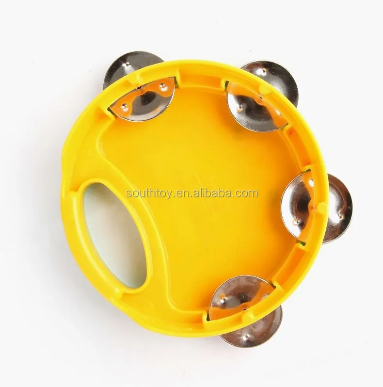 Wholesale Small Plastic Kids Tambourines With Handle And 4 Bells Buy