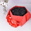 hexagon package gift hard paper jewelry rose flower box