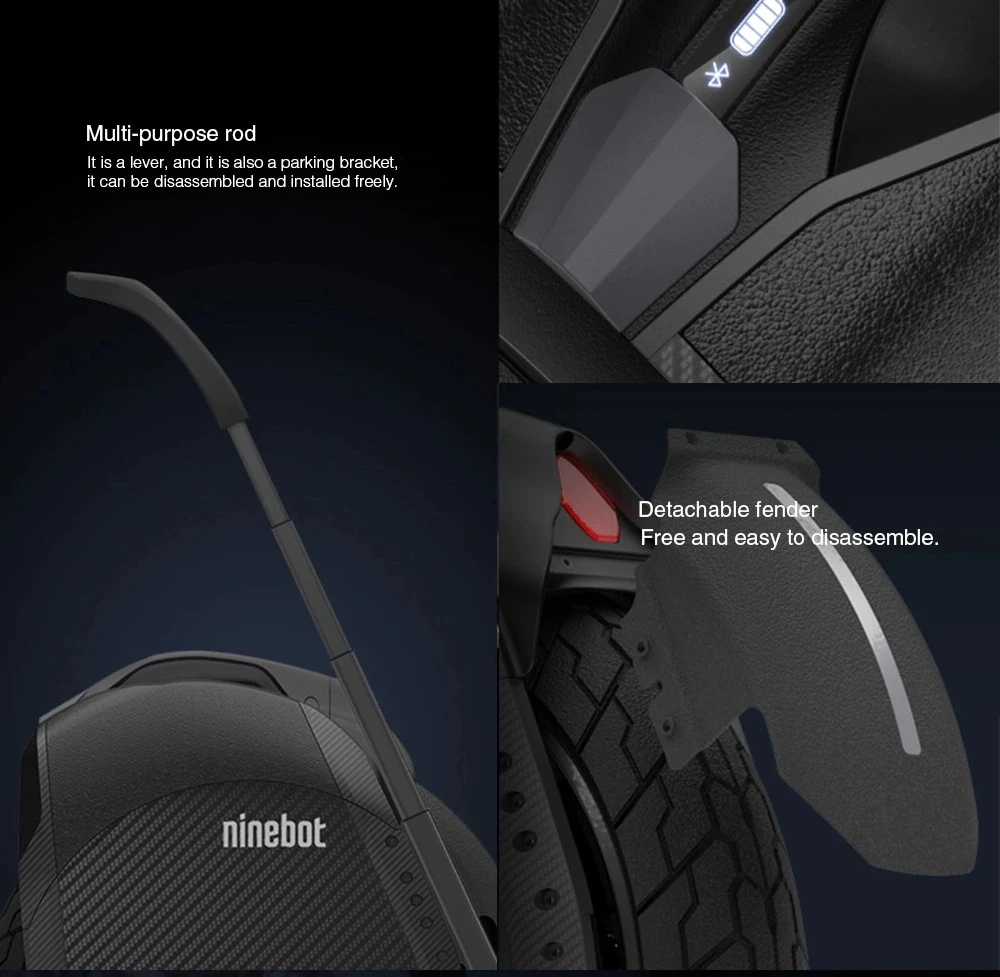 Original Ninebot One Z10 Self Balancing Wheel Scooter Electric Unicycle 1800W Motor Speed 45km/h golf self balance scooter