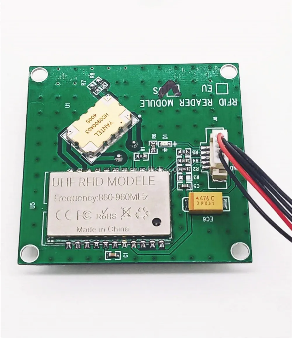 Ttl V Series Port Uhf Rfid Reader Writer Module Built In Dbi Ceramic Antenna Mhz