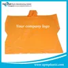 Emergency disposable one time used promotional plastic LDPE Rain gear