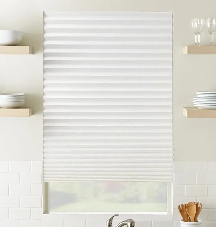 Pleated paper blinds
