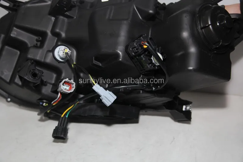 For NISSAN X-Trail Rogue LED Head Light 2017 Year Black Housing LD