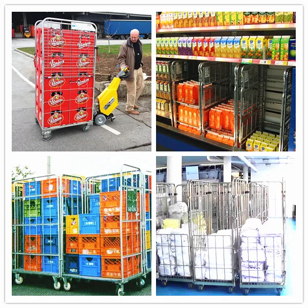 Almacén Nestable 4 Lados Galvanizar Plegable Doblado Seguridad China De